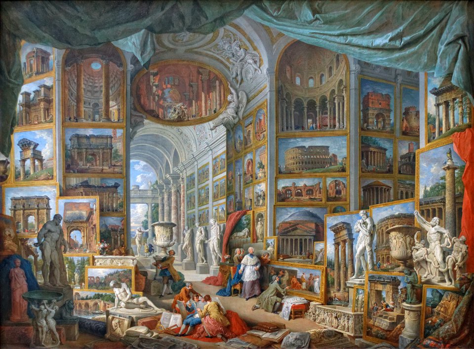 Panini - Galerie de vues de la Rome antique 03