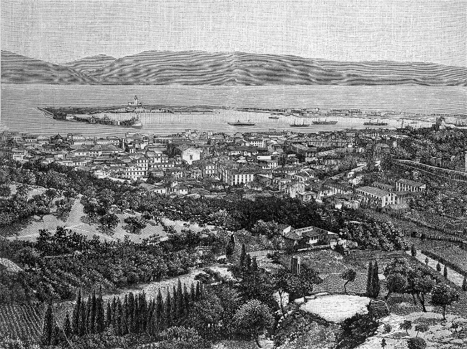 Panorama di Messina (xilografia)