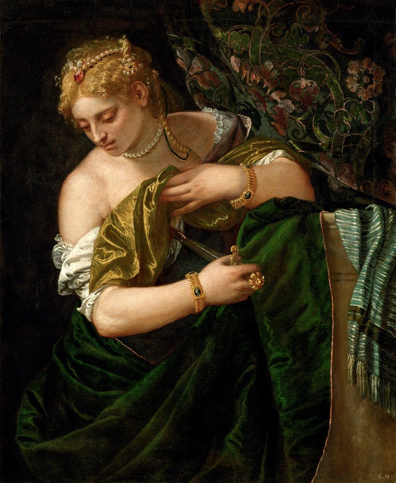 Paolo Caliari, gen. Veronese, , Kunsthistorisches Museum Wien, Gemäldegalerie - Lukrezia - GG 1561 - Kunsthistorisches Museum