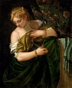 Paolo Caliari, gen. Veronese, , Kunsthistorisches Museum Wien, Gemäldegalerie - Lukrezia - GG 1561 - Kunsthistorisches Museum