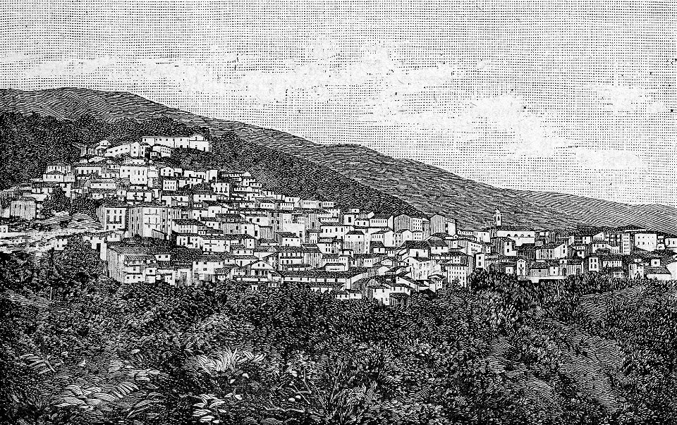 Panorama di Lanusei (xilografia).2