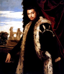Paolo Veronese - Portrait of a Young Man Wearing Lynx Fur - WGA24980