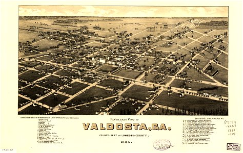Panoramic view of Valdosta, Ga. - county seat of Lowndes County. LOC 77690251