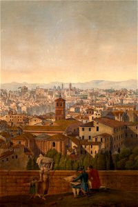 Panorama de Rome vu depuis la terrasse de San Pietro in Montorio (bgw20 0513)