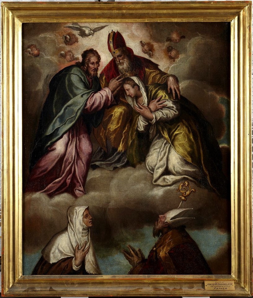 Paolo Farinati - Coronation of the Virgin - y1935-40 - Princeton University Art Museum
