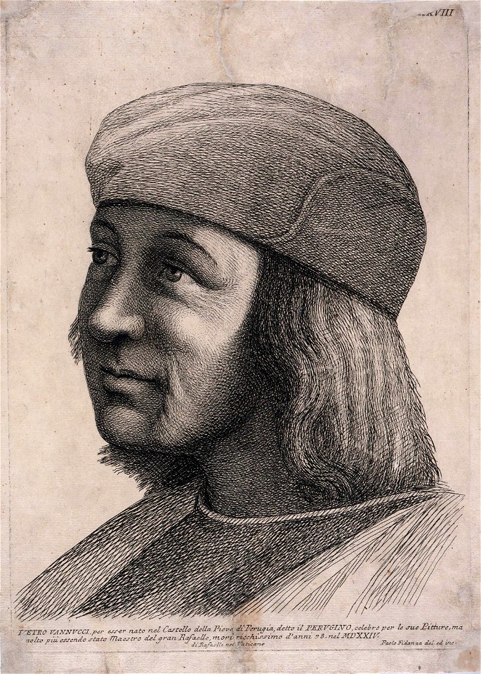 Paolo Fidanza - Cabeza de Perugino