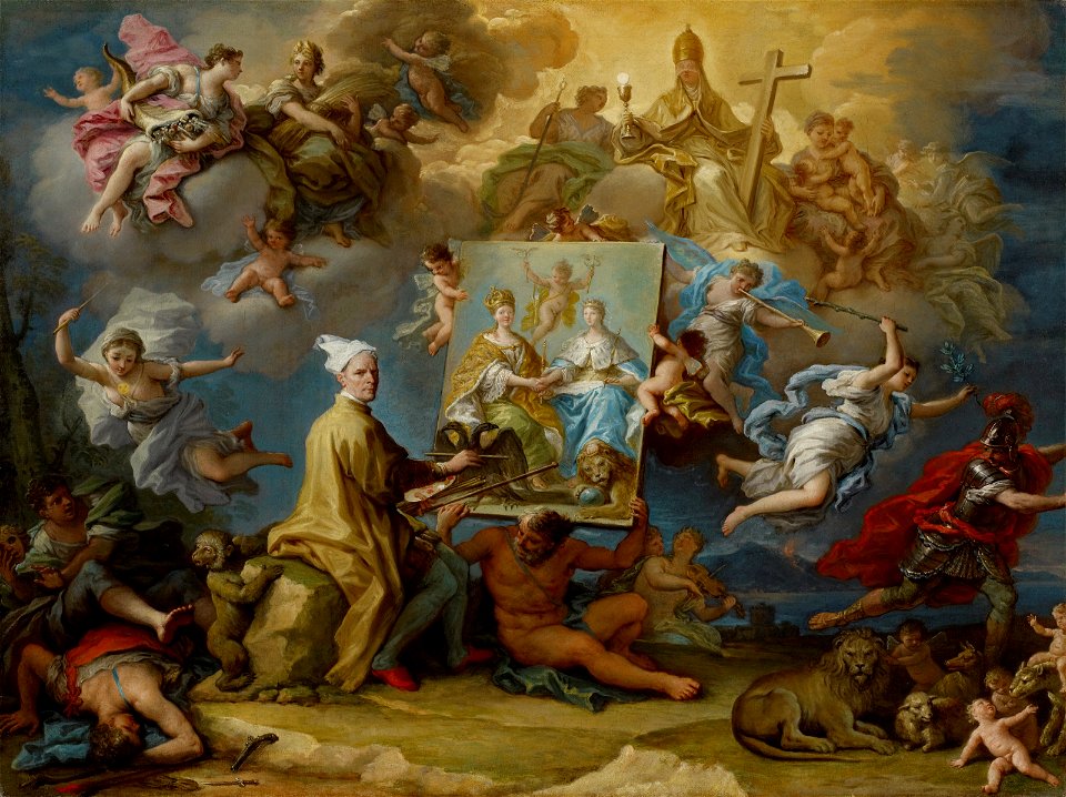 Paolo de Matteis - Allegory on the Conclusion of the War of Spanish Succession - BF.1980.4 - Museum of Fine Arts