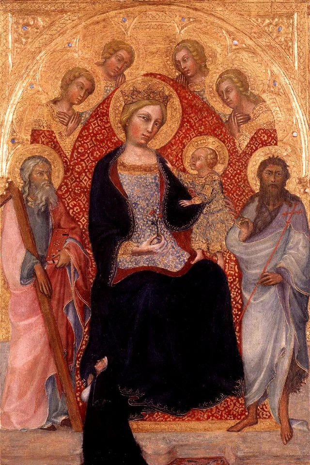 Paolo di giovanni fei, madonna col bambino