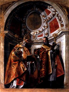 Paolo Veronese - Sts Geminianus and Severus - WGA24809. Free illustration for personal and commercial use.