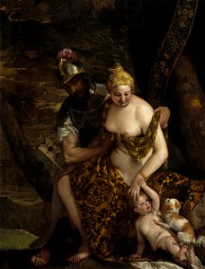 Paolo Veronese (Caliari) - Mars, Venus and Cupid - Google Art Project
