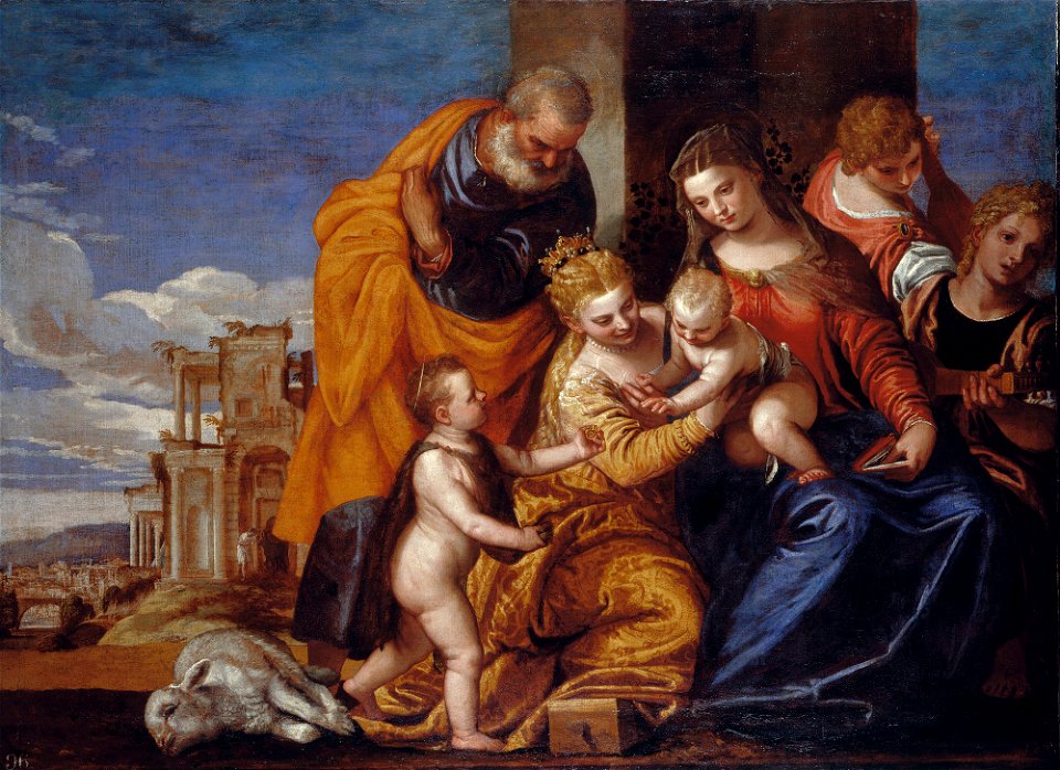 Paolo Veronese (Verona 1528-1588) and Workshop - The Mystic Marriage of St Catherine of Alexandria - RCIN 407216 - Royal Collection