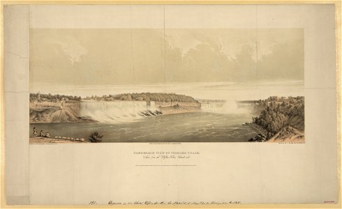 Panoramic view of Niagara Falls, taken from the Clifton House, Canada side LCCN2004669549