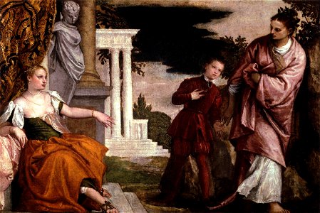 Paolo Veronese - Youth between Virtue and Vice - WGA24841. Free illustration for personal and commercial use.