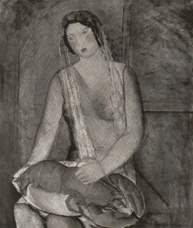 Paola Consolo - Frau mit Hummer