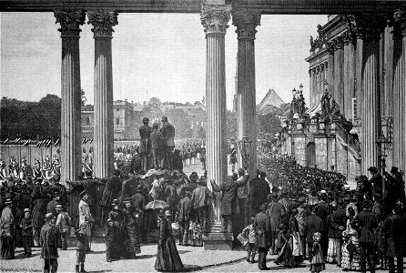 Parade im Lustgarten zu Potsdam, 1889