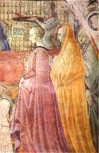 Paolo uccello, nascita della vergine, dettaglio