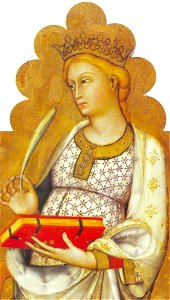 Paolo di Giovanni Fei (Frederici) - Heilige Catharina van Alexandrië - 1002 - Städel Museum