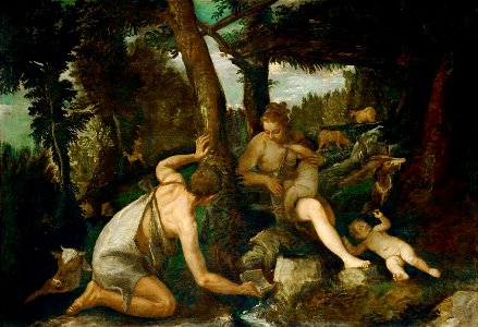 Paolo Veronese - Adamo ed Eva dopo la cacciata dal paradiso (KHM)