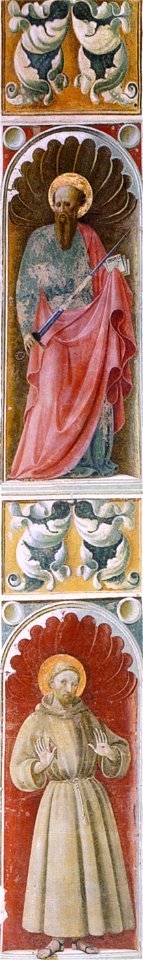 Paolo uccello, ss. paolo e francesco, cappella dell'assunta, prato