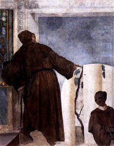 Paolo Veronese - Monk with a Black Boy - WGA24790. Free illustration for personal and commercial use.