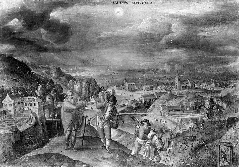 Marten van Valckenborch - Parable of the Workers in the Vineyard (March)