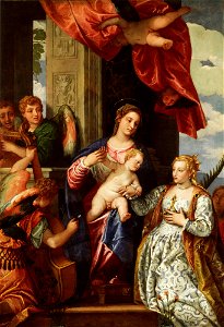 Paolo Veronese - The Mystic Marriage of St. Catherine - 44.265 - Detroit Institute of Arts