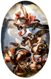 Paolo Veronese - Giove che fulmina i vizi (1554-1556) - Sala del Consiglio dei Dieci - Palazzo Ducale