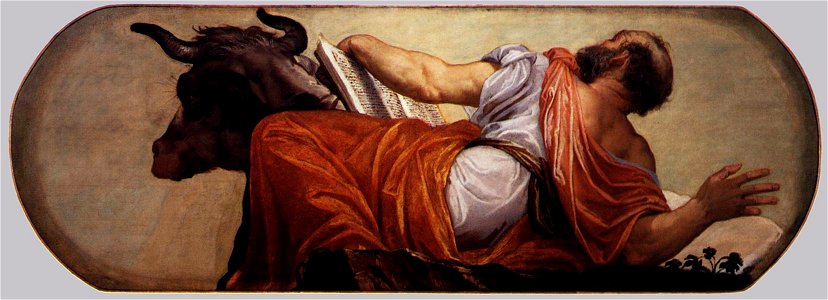 Paolo Veronese - St Luke - WGA24797. Free illustration for personal and commercial use.