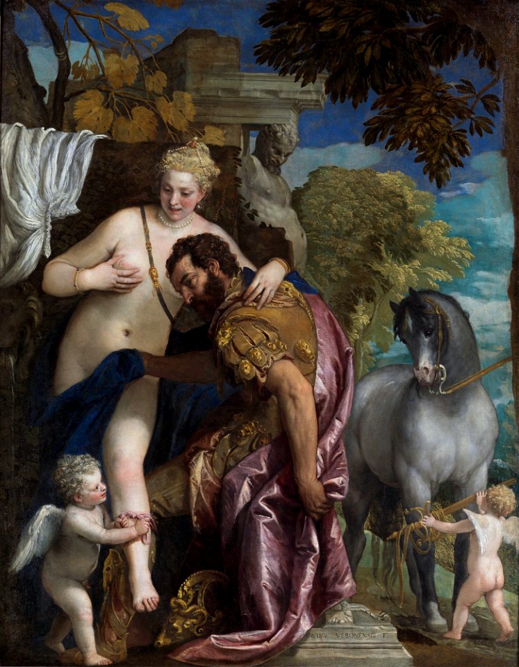 Paolo Veronese - Mars and Venus United by Love - Google Art ProjectFXD