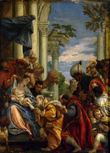 Paolo Veronese - Adoration of the Magi - WGA24827. Free illustration for personal and commercial use.