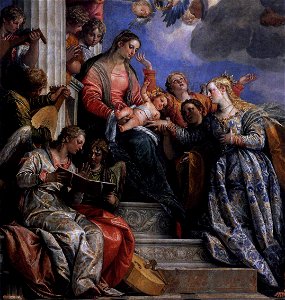 Paolo Veronese - Mystical Marriage of St Catherine (detail) - WGA24822