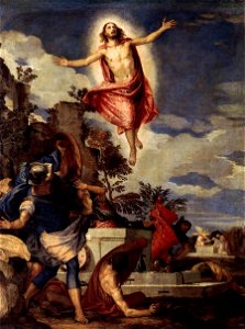 Paolo Veronese - The Resurrection of Christ - WGA24817. Free illustration for personal and commercial use.