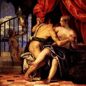 Paolo Veronese - Venus and Mars with Cupid and a Horse - WGA24966
