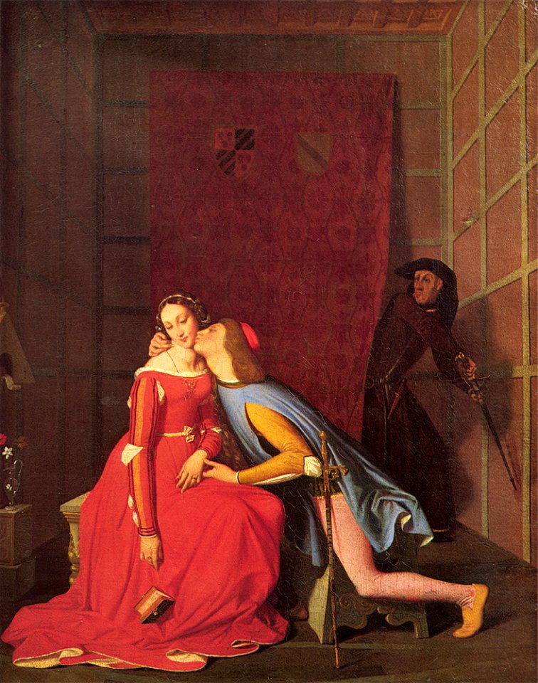 Paolo et Francesca Ingres Angers