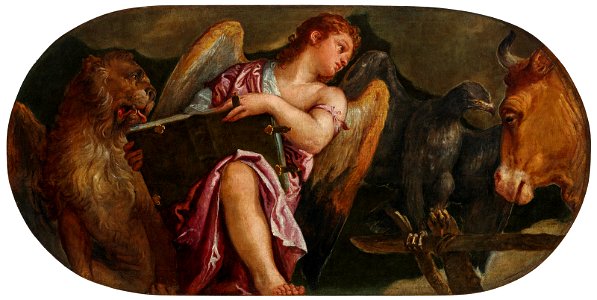 Paolo caliari called veronese the symbols of the four evangelists115108)