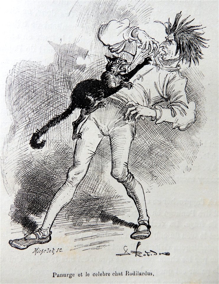 Panurge et le chat Rodilardus