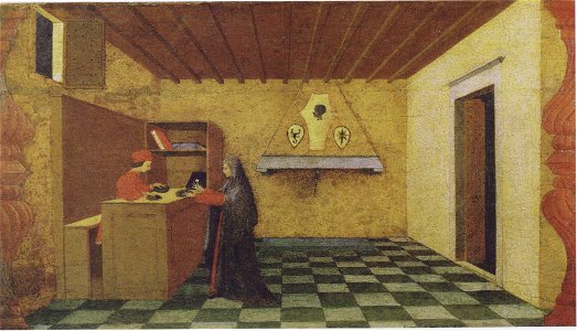Paolo Uccello - Der Verkauf der Hostie