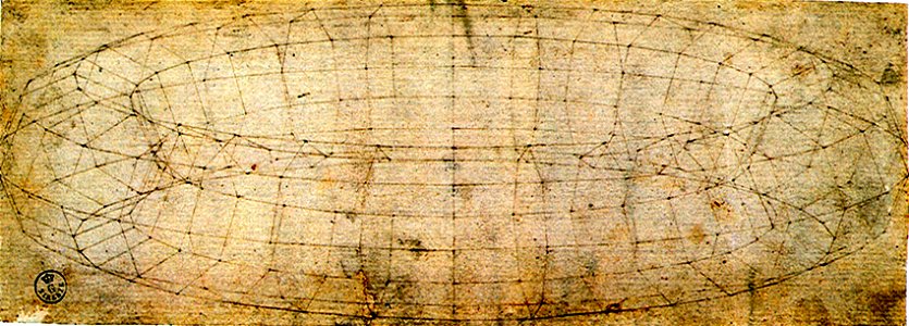 Paolo uccello, studio di mazzocchio in prospettiva 02