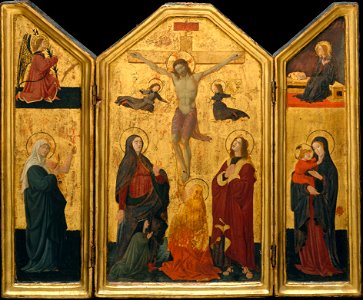 Paolo uccello, trittico della crocifissione, metropolitan museum