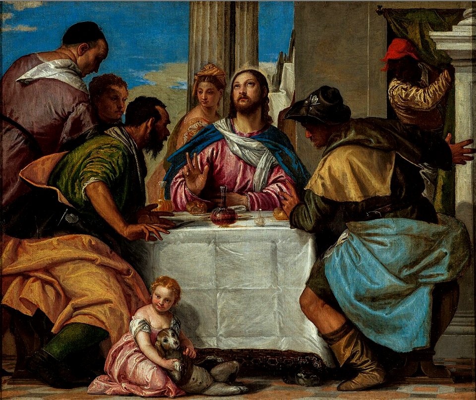 Paolo Veronese - De maaltijd te Emmaus - 2571 (OK) - Museum Boijmans Van Beuningen