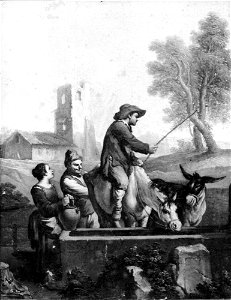 Paolo Monaldi - Peasants at a Well - NM 108 - Nationalmuseum