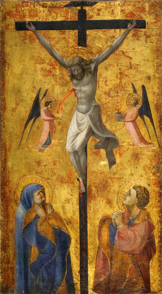 Paolo uccello, crocifissione sterbini, collezioni privata, 1423 ca