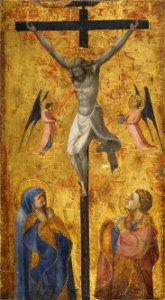 Paolo uccello, crocifissione sterbini, collezioni privata, 1423 ca