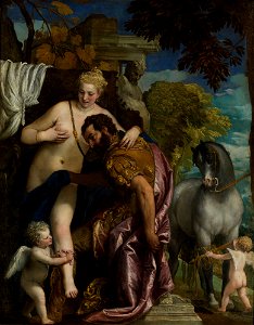 Paolo Veronese - Mars and Venus United by Love - Google Art Project