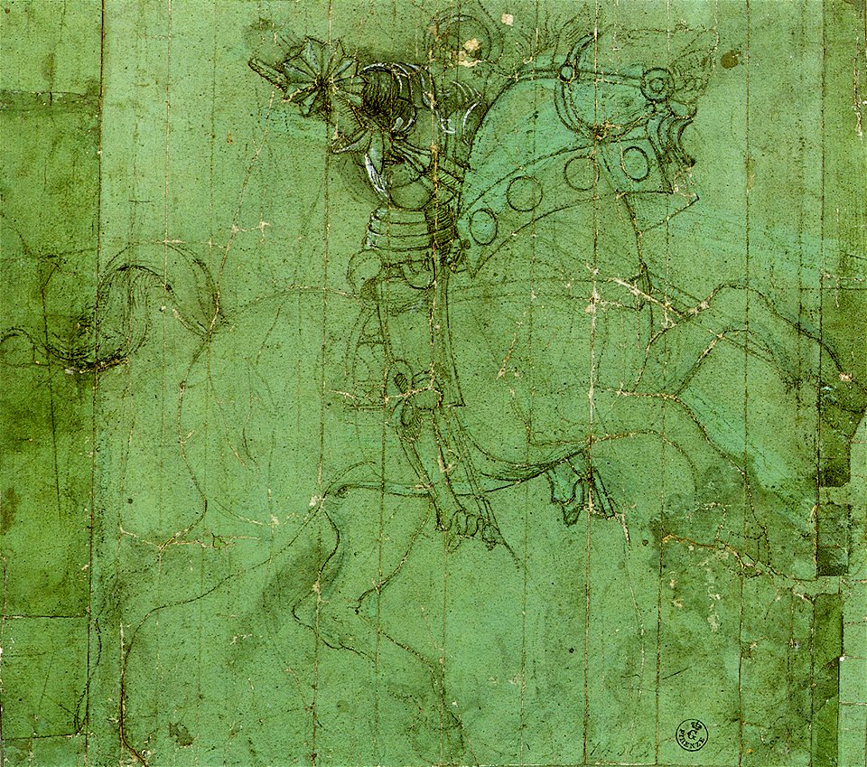 Paolo uccello, studio di cavaliere