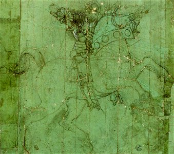 Paolo uccello, studio di cavaliere