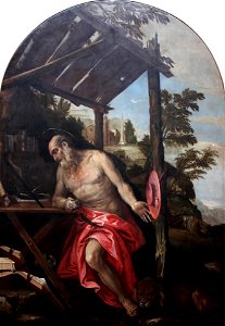 Paolo Veronese - San Girolamo penitente. Free illustration for personal and commercial use.