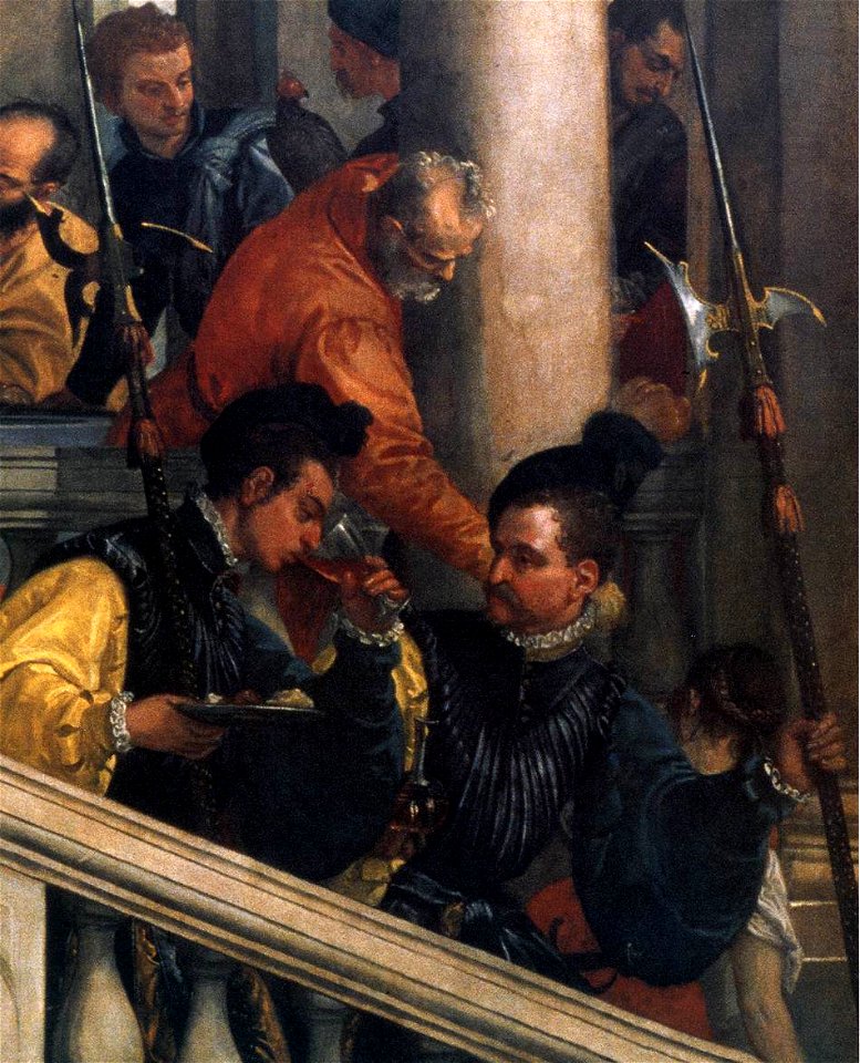 Paolo Veronese - Feast in the House of Levi (detail) - WGA24883