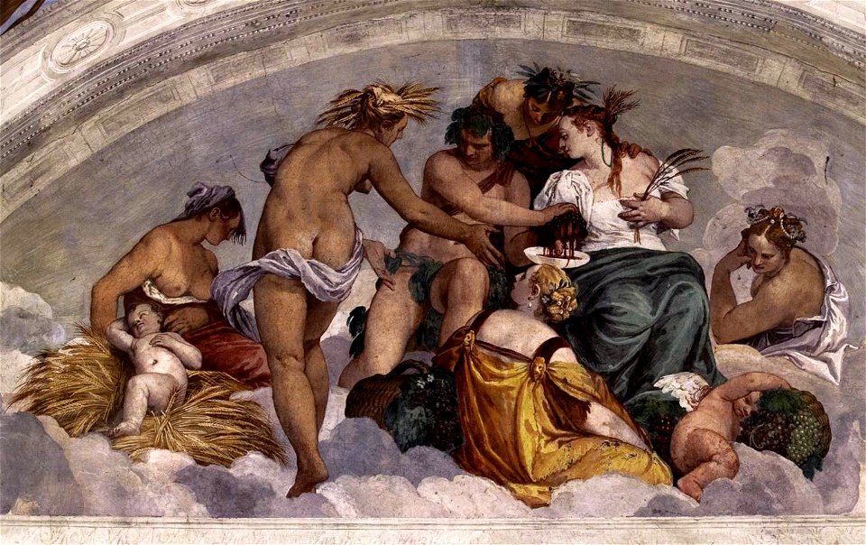 Paolo Veronese - Bacchus and Ceres - WGA24896