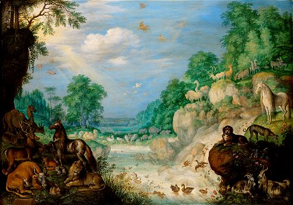 Paradise by Roelant Savery Kunsthistorisches Museum Gemäldegalerie, 1003